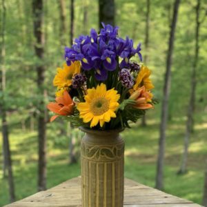 Irises and Sunflowers